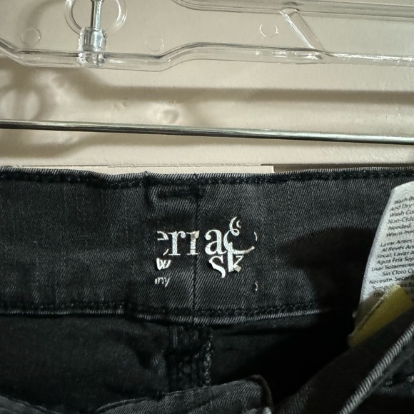 Womens Terra & Sky Stretchy Jeans Size 16W Black - Picture 4 of 6